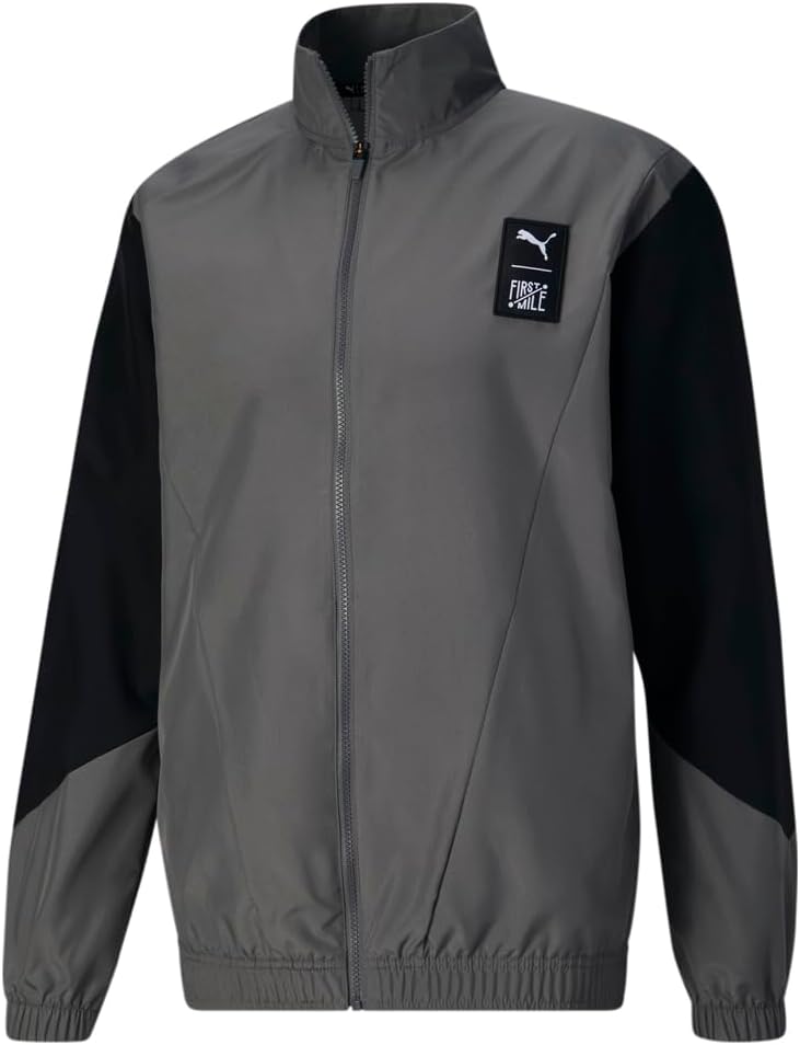Puma Men's First Mile Woven Running Jacket - Grey