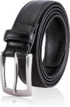 MILORDE Men’s Genuine Leather Dress Belt