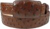 White Diamonds Boots Men’s Genuine Ostrich Leather Belt