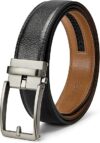 SKiporty Men’s Leather Adjustable Ratchet Belt