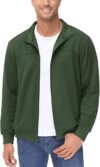 MAGCOMSEN Men’s Lightweight Full-Zip Track Jacket