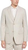 Perry Ellis Men’s Linen-Blend Single Breasted Blazer