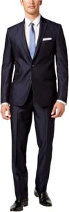 Kenneth Cole Mens Micro-Stripe Formal Tuxedo