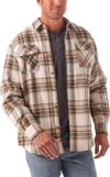 Wrangler Authentics Men’s Sherpa Lined Shirt Jacket