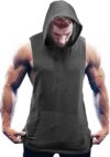 COOFANDY Men’s Sleeveless Workout Hooded Tank