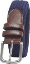 Amazon Essentials Men’s Stretch Woven Braid Belt