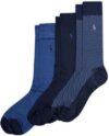 POLO RALPH LAUREN Men’s Super Soft Birdseye Dress Crew Socks