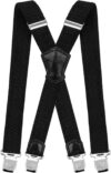 Decalen Heavy Duty X Style Suspenders