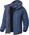 SPOSULEI Men’s Waterproof Ski Jacket with Hood