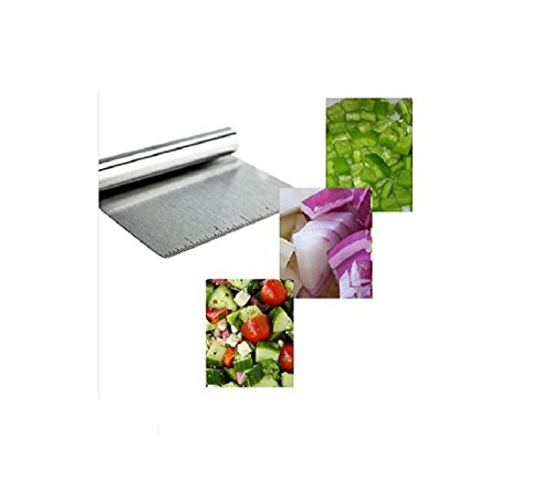 MERRY BIRD Stainless Steel Food Scraper Chopper - Image 2