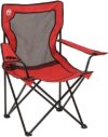 Coleman Mesh Quad Camping Chair, Cooling Back, Cup Holder