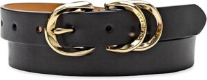 Cole Haan Metal Loop Skinny Dress Belt
