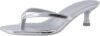 CUSHIONAIRE Miami Kitten Heel Thong Sandals