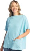 Jess & Jane Mineral Washed Short Sleeve Top