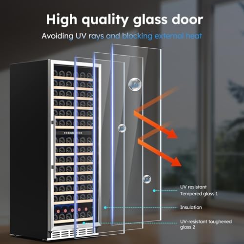 Mojgar 24-inch Dual Zone Wine Refrigerator - Image 4