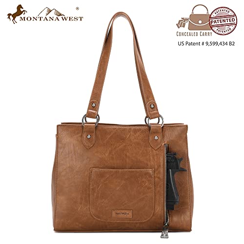 Montana West Western Floral Tooling Shoulder Handbag - Image 4