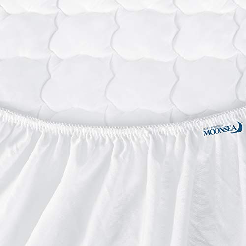 Moonsea Extra Thick Quilted Queen Mattress Pad - Image 4