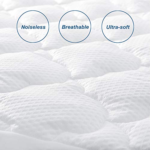 Moonsea Extra Thick Quilted Queen Mattress Pad - Image 2