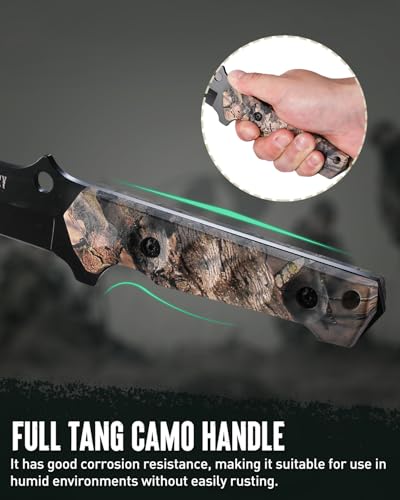 Mossy Oak Fixed Blade Hunting Knife Set, 2 Piece - Image 5