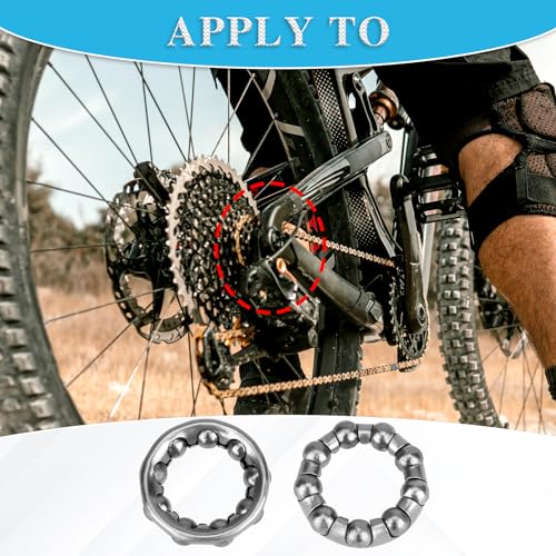 Mozeat Lens Stainless Steel Bike Crank Bearings 4Pcs - Image 3