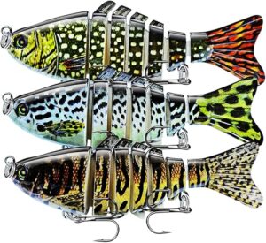 Keenjorika Multi Jointed Lifelike Swimbait Fishing Lures