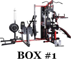 Signature Fitness Multifunctional Home Gym with Weight Stack