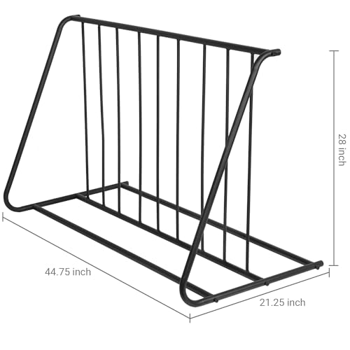 MyGift Freestanding Double-Sided 6-Bike Storage Rack - Image 5