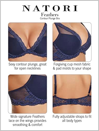 Natori Feathers Contour Plunge Bra - Image 3