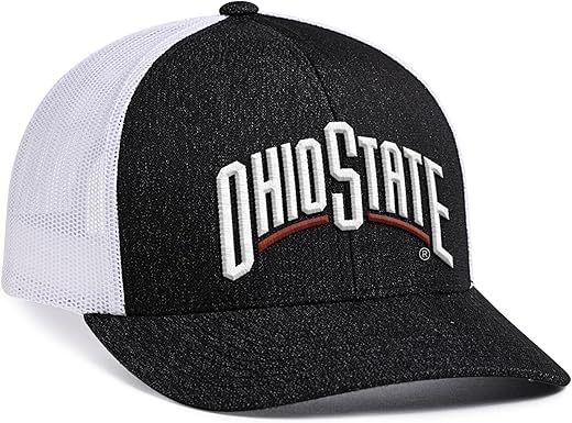 Pacific Headwear NCAA Men's Heather Trucker Snapback Cap