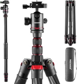 NEEWER 80.7″ Carbon Fiber Tripod Monopod