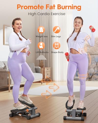 Niceday Mini Stair Stepper with Resistance Bands - Image 2