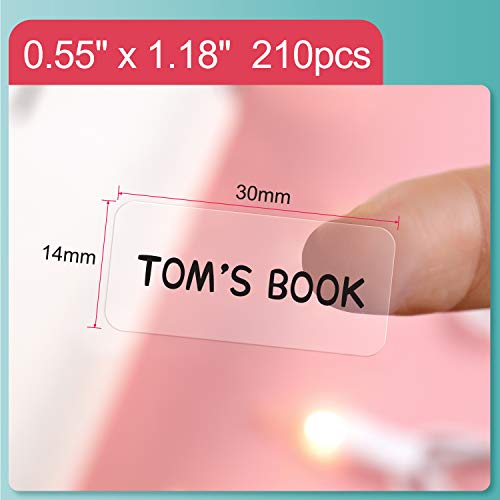 NIIMBOT Clear Self-Adhesive Label Maker Tape - Image 2