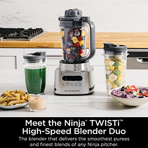 Ninja High-Speed Smoothie Maker & Nutrient Extractor, 34-oz. Pitcher, 2 To-Go Cups - Image 2