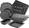 HONGBAKE Nonstick 10-Piece Bakeware Set – Grey