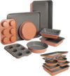 Goodful Nonstick Stackable Bakeware Set, 8-Piece