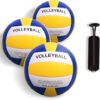 Official Size 5 Indoor Outdoor Volleyballs 3 Pack