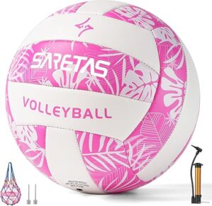 Saretas Official Size Beach Volleyball for All Ages