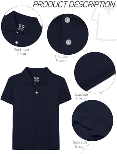 OHD Cotton School Uniform Polo Shirt - Image 4
