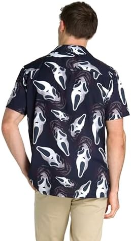 Opposuits GhostFace Hawaii Halloween Shirt - Image 2