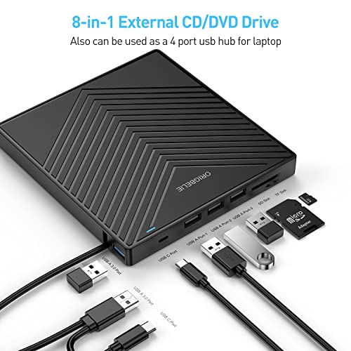 ORIGBELIE Ultra Slim USB 3.0 CD/DVD Drive - Image 3