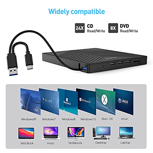 ORIGBELIE Ultra Slim USB 3.0 CD/DVD Drive - Image 5