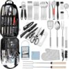 PRETTYFINE Outdoor Camping Cooking Utensil Set