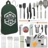 BOMKI Outdoor Grilling and Camping Utensils Set