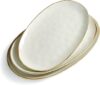 famiware Oval Stoneware Serving Platters, Microwave Safe