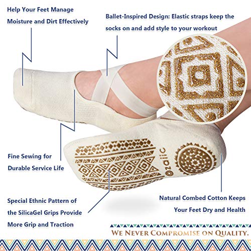 Ozaiic Non-Slip Yoga Socks for Women - Image 2