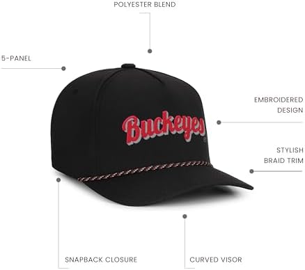 Pacific Headwear Ohio State Weekender Braid Cap - Image 3