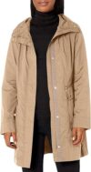 Cole Haan Packable Hooded Rain Jacket