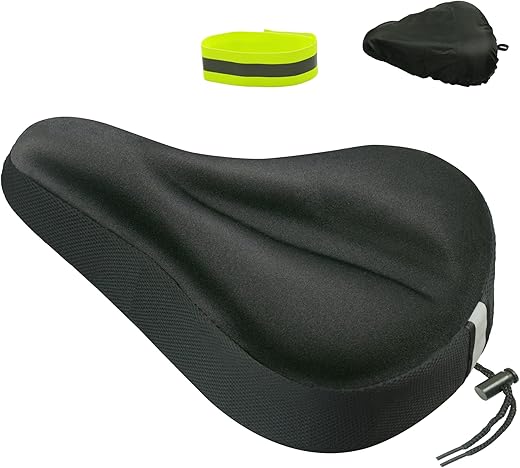 Geronmine Padded Gel Bike Seat Cover