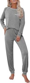 Ekouaer Soft Comfy Pajamas Set