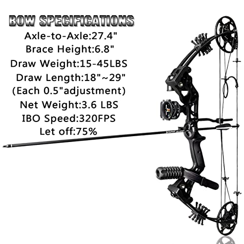 PANDARUS Adjustable Compound Bow Set for Beginners - Image 5